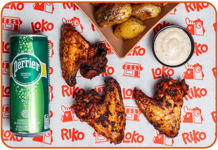 Menu Wings Loko Riko