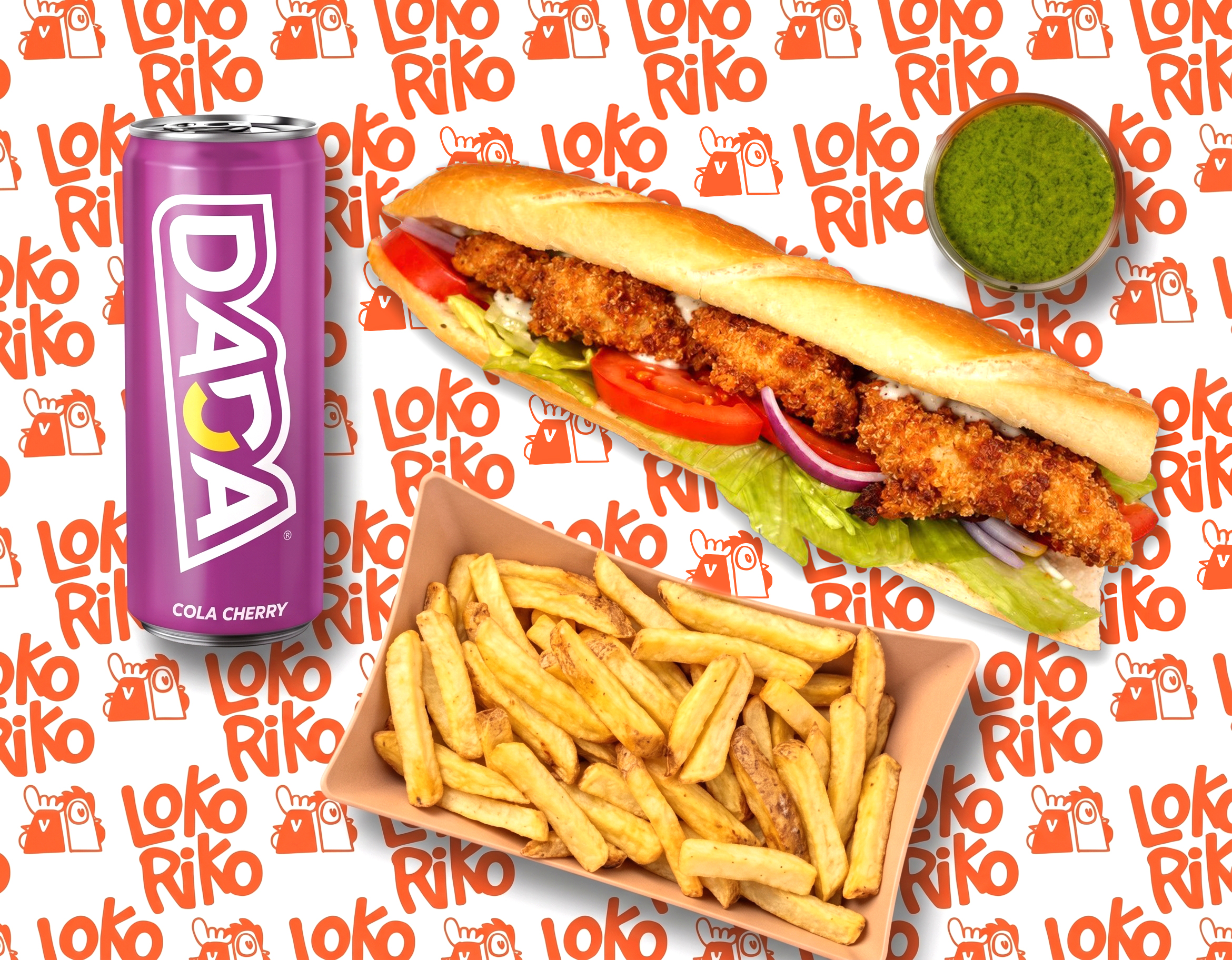Menu Sandwich Tenders de poulet